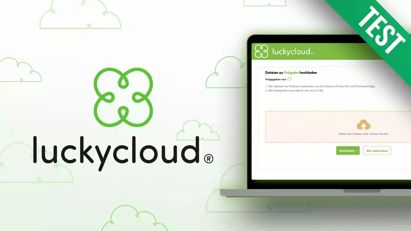 luckycloud in test: Flexible cloud storage with many features