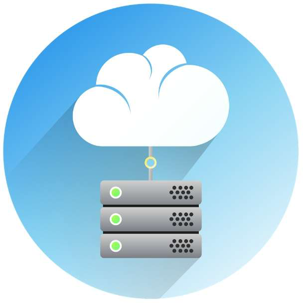 Illustration of a storage directly connected to a cloud.