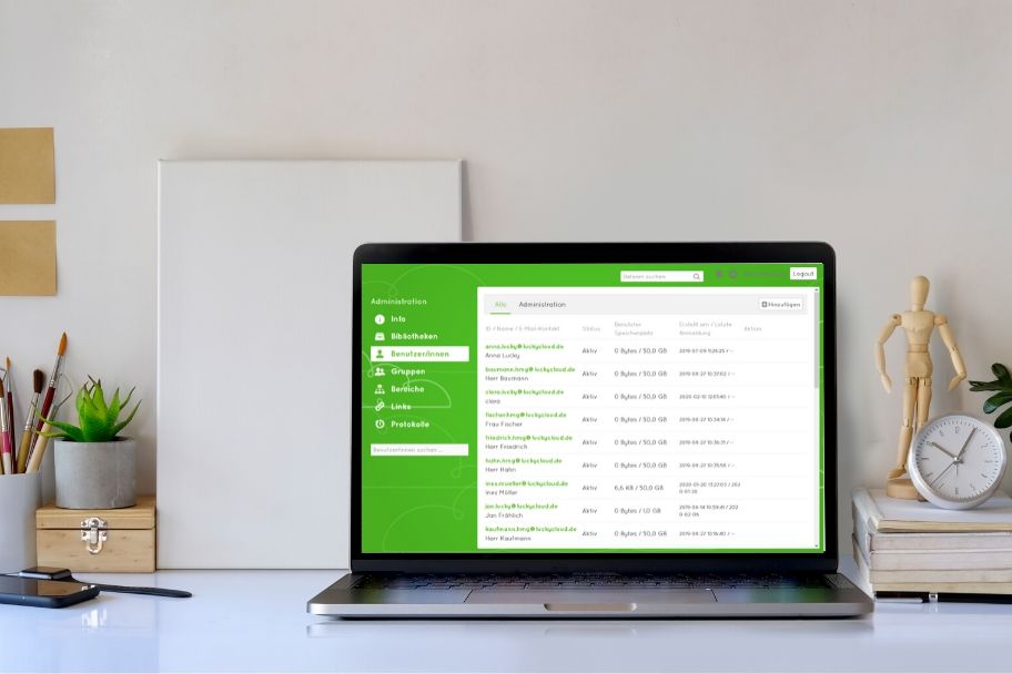 Home Office Cloud Storage from Germany for teams and companies